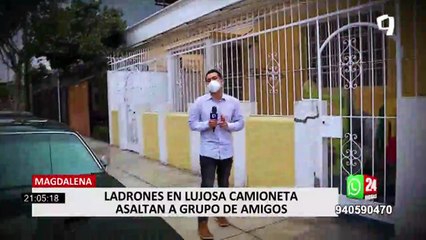 Magdalena: delincuentes asaltaron a grupo de jóvenes