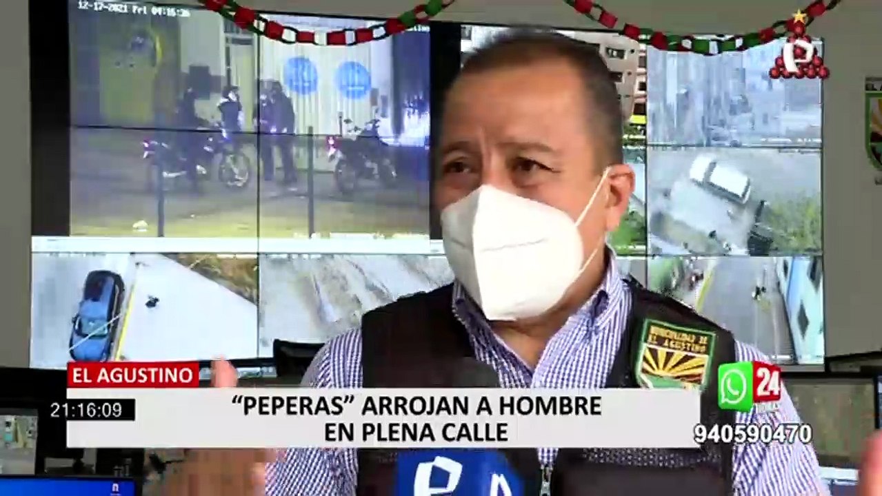 El Agustino: capturan a peperas que arrojaron a hombre en plena calle