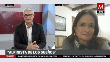 Entrevista a Patricia Armendáriz. presenta su libro 'El Alpinista de los sueños'