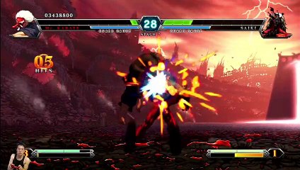 (PS3) KOF XIII - 12 - SP02 - Saiki Team, Mr. Karate, Ash - Lv 5 Hardest pt2