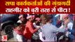 सपा कार्यकर्ताओं की गुंड़ागर्दी का वीडियो वायरल। Video of hooliganism of SP workers goes viral।