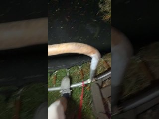 Tied Down Trampoline Survives Tornado