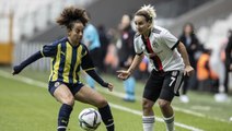 Son Dakika: Kadın futbolunda oynanan tarihteki ilk derbide Beşiktaş, Fenerbahçe'yi 2-1 mağlup etti