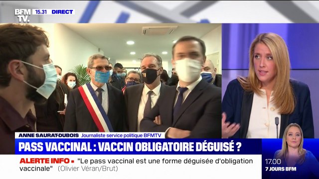 Le gouvernement assume désormais que le pass vaccinal est une forme déguisée d'obligation vaccinale