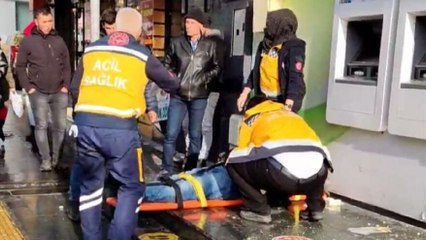 ATM’de para çekerken hayatının şokunu yaşadı