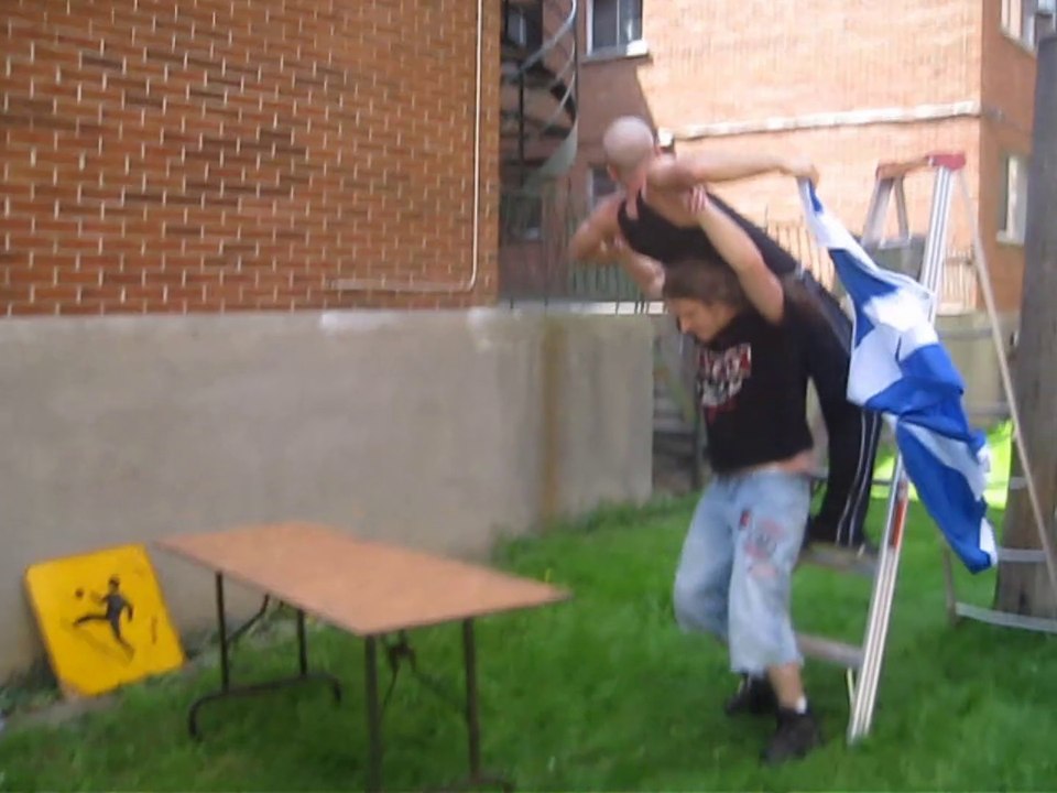 Flag Match - Innovator VS The Bruiser - CHW Backyard Wrestling