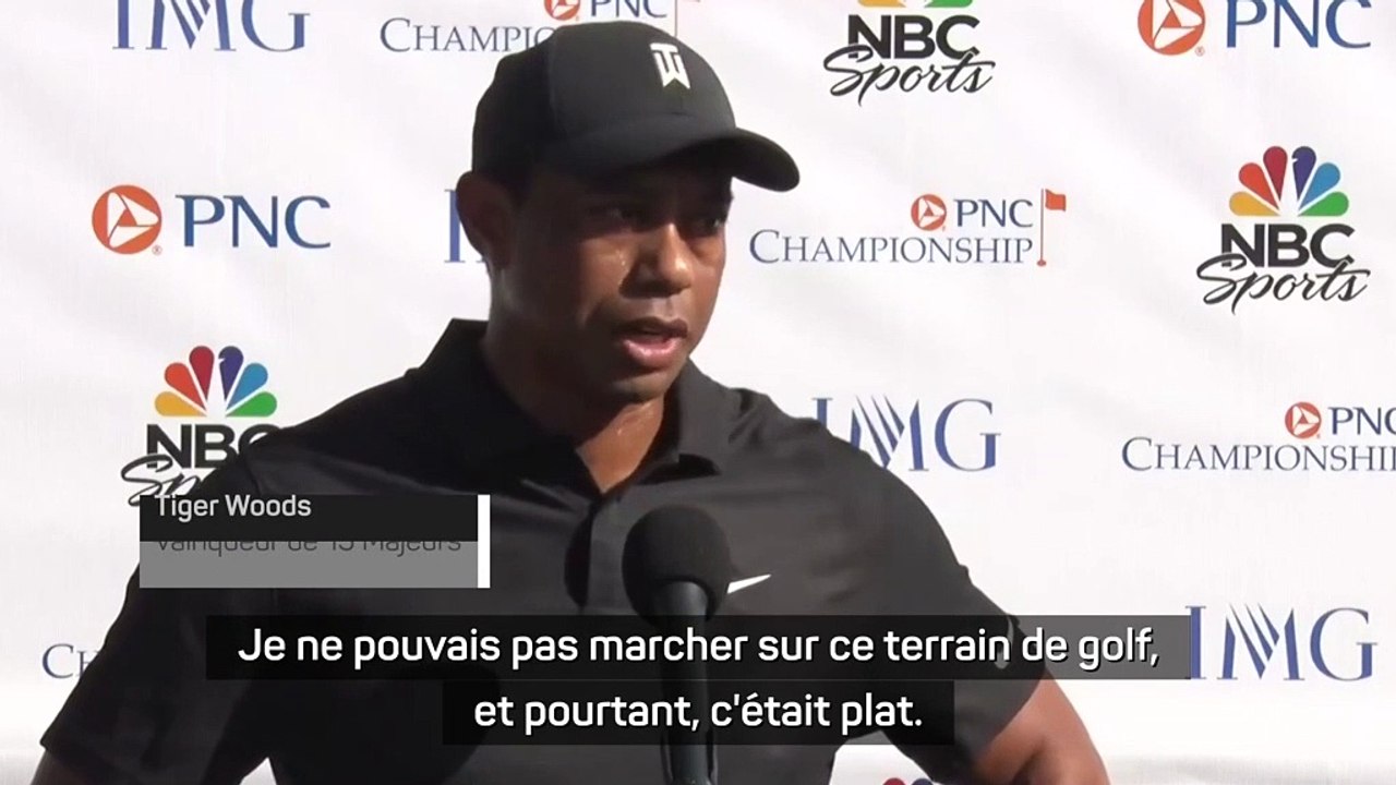 PGA - Woods : "Encore loin d'un retour à la compétition"