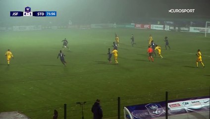 Un une-deux bien réalisé et Jura Sud inscrit un cinquième but face à Saint-Denis