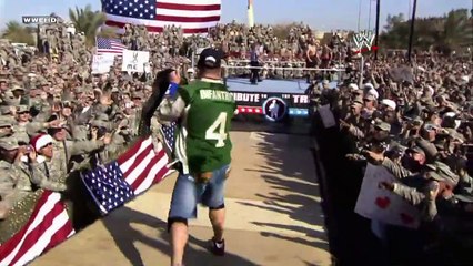 John Cena, Batista & Rey Mysterio vs. Randy Orton & Jeri-Show_ Tribute to the Troops, Dec. 20, 2008