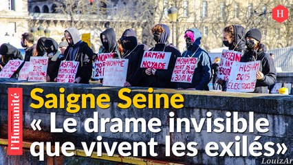 Journée internationale des migrants : la Seine rouge sang