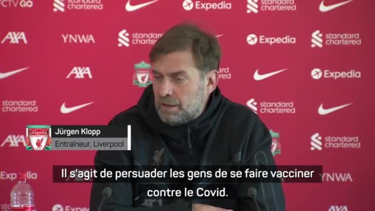 Coronavirus - Klopp : "Incroyable de voir à quel point les anti-vaccins sont agressifs"