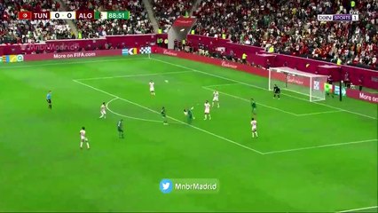 الجزيرى يهدر هدف محقق لمنتخب تونس فى نهائى كأس العرب