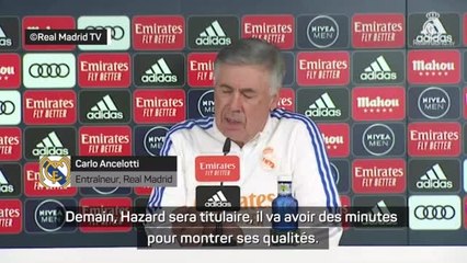 Real Madrid - Ancelotti : "Quand Hazard peut s'entraîner normalement, il est bon"