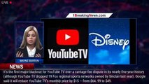 Disney Channels Including ABC, ESPN Go Dark on YouTube TV After Google Deal Lapses - 1BREAKINGNEWS.C