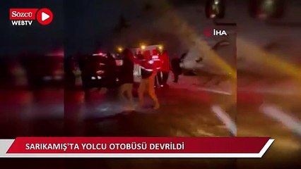 Sarıkamış'ta yolcu otobüsü devrildi: 6 ölü