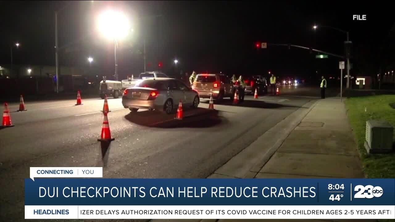 Bakersfield DUI checkpoint leads to two arrests, eight citations