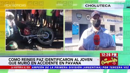 ¡Lamentable! Carro “fantasma” deja muerto a motociclista en Pavana, Choluteca