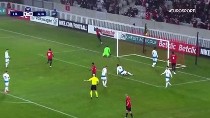 Une passe lumineuse de Yilmaz et David conclut : Le 2e but lillois face à Auxerre