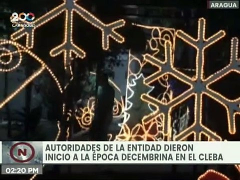 Consejo Legislativo del estado Bolivariano de Aragua festejó el encendido de la Navidad