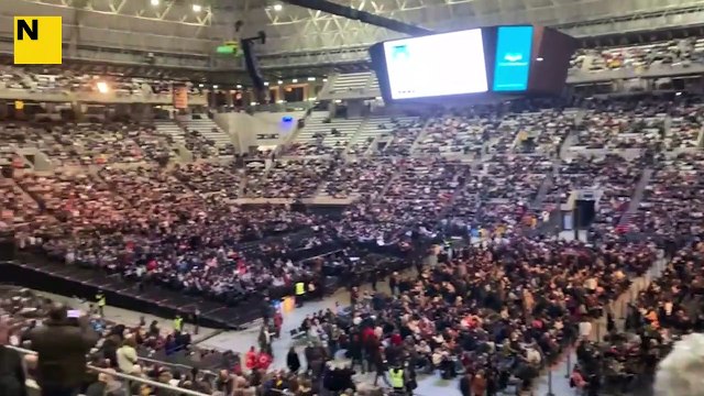 Ambient al concert de Lluís Llach