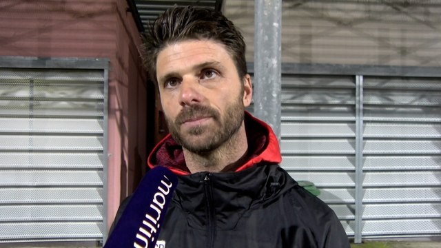 Interview maritima: le coach Grégory Poirier après le nul du FC Martigues à Marignane Gignac