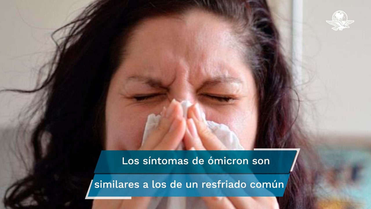 ¿Cuáles son los síntomas hasta ahora conocidos de la variante ómicron?