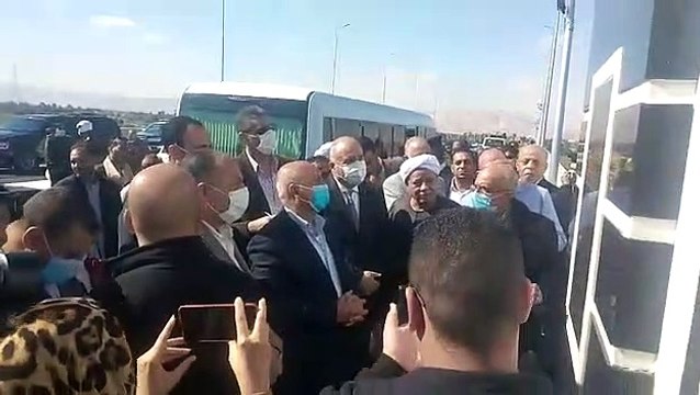 وزير النقل يتفقد محور الشهيد باسم فكري بقنا قبل افتتاحه رسميا