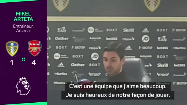 18e j. - Arteta : Jamais facile de gagner à Leeds