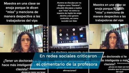 "Hay mujeres que les gusta ser golpeadas", evidencian nuevamente a profesora de la UAEMex