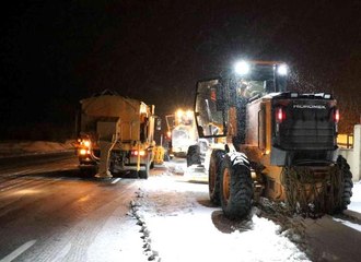 Erzincan'ın yüksek kesimlerinde kar, tipi ve sis etkili oluyor