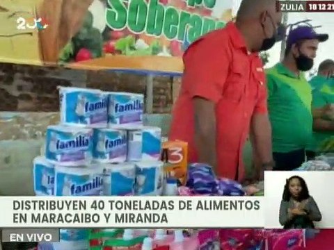 Zulia | Distribuyen más de 40 toneladas de alimentos en Maracaibo