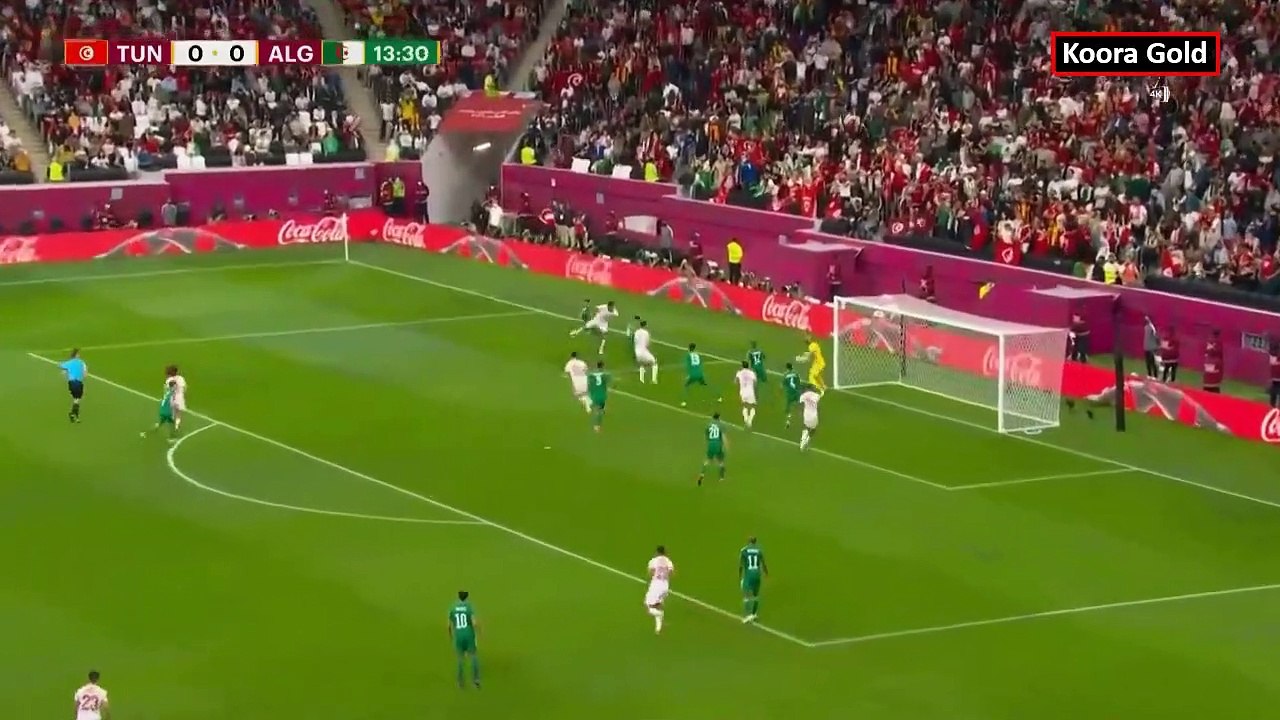 2021 ملخص مباراة الجزائر وتونس 2-0 - هدف قاتـ ل - نهائي كاس العرب