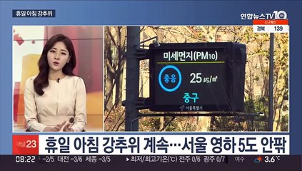 [일요와이드] 휴일 빙판길 주의…낮부터 영상 기온 회복