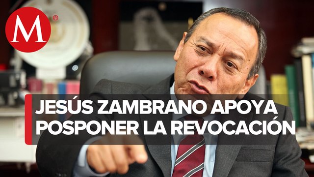 PRD apoya decisión del INE de posponer consulta de revocación de mandato