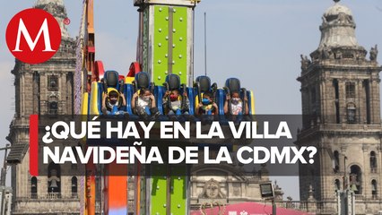 CdMx inaugura verbena navideña en el Zócalo capitalino