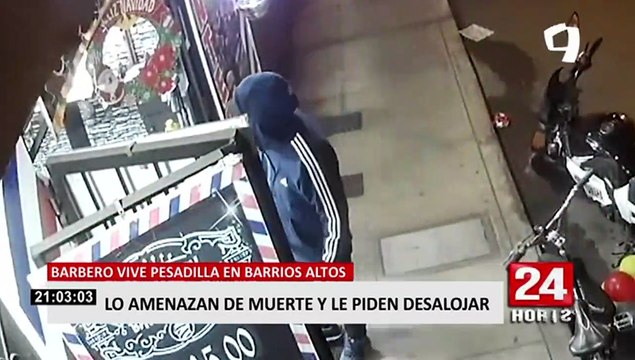 Barrios Altos: barbero denuncia que fue amenazado por sicario para que desaloje su local
