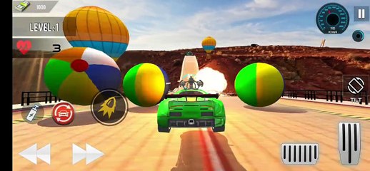 Ramp Car Stunt Games_ Impossible stunt car games _ Android Gameplay