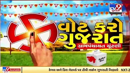 Gram panchayat polls_ Villagers exercise their right to vote in Bhavnagar's Thordi village_ TV9News
