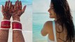 Katrina Kaif कर रही हैं Vicky Kaushal संग हनीमून एंजॉय; मेंहदी वाले हाथ किए शेयर | FilmiBeat