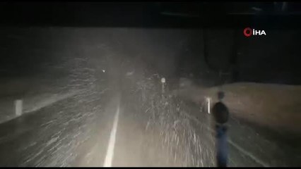 Denizli kent merkezine beklenen ilk kar düştü