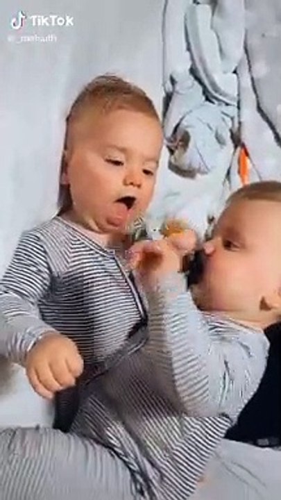 Cute Babies playing  And Fighting With Each Other