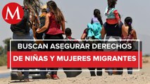 Mujeres y niñas migrantes enfrentan mayores obstáculos al transitar por México: Inmujeres
