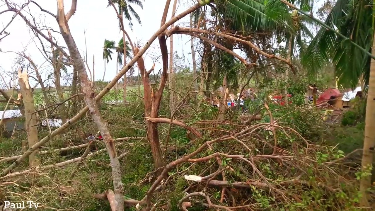 Our House before and after the ravages of Super Typhoon "Odette" International Name "Rai"