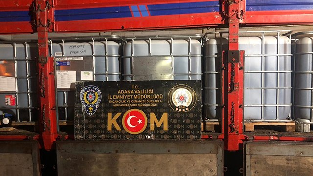 Adana’da 14 bin litre kaçak akaryakıt ele geçirildi
