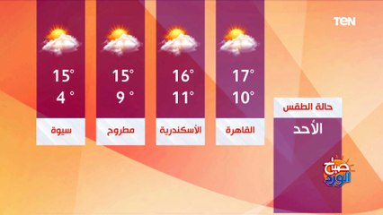 الشتاء قرر يبدء بدري.. تعرف علي درجات الحرارة في الأيام القادمة