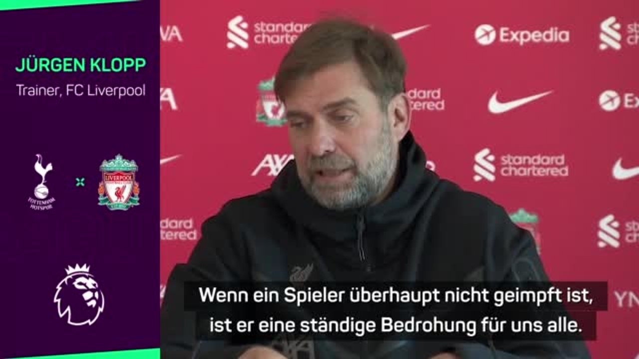 Ungeimpfte Spieler? Klopp: 'Müssen in anderen Bus'