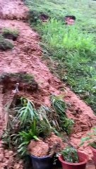 Soil erosion at Tropicana Golf and Country Resorts after heavy downpour