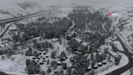 Paşabahçe'de karla gelen kartpostallık manzaralar