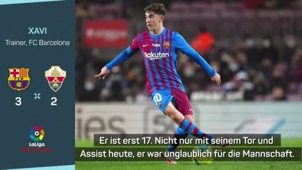 Xavi nach Sieg: "Gavi ist unglaublich"