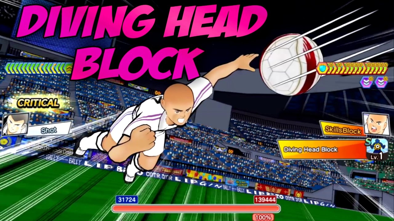 Diving Head Block - Captain Tsubasa Skill